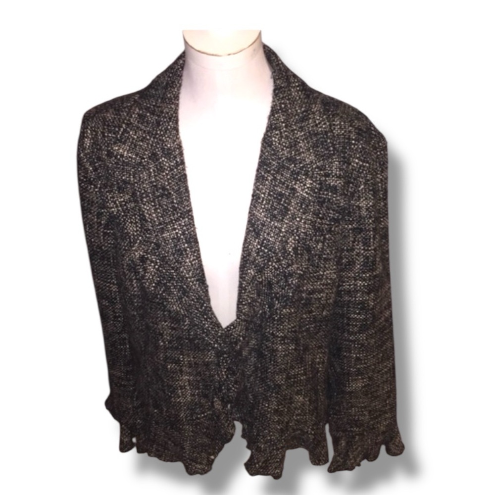 COLDWATER CREEK Jacket Ruffled Lapel & Cuffs  jacket - XL - Picture 10 of 10